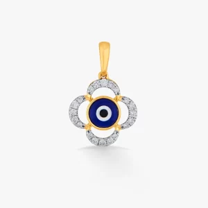 Nazar Evil Eye Diamond Pendant