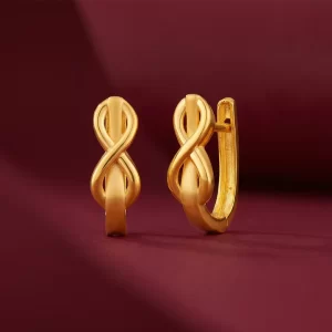Anant Infinity Gold Earrings